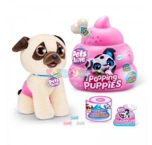 Mascota Cachorrito Caca Popping Puppies Pets Alive