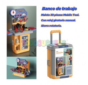 Banco de Trabajo Maleta 39 piezas Mobile Tool