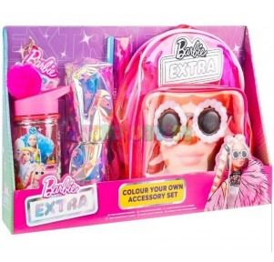 Colorea tus Accesorios Barbie Mochila Botella