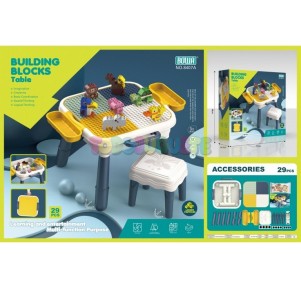 Mesa de Actividades Bloques 29 pzs Building Blocks