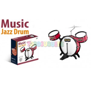 Batería Musical Jazz Drum Big Band 75x32x55 cm