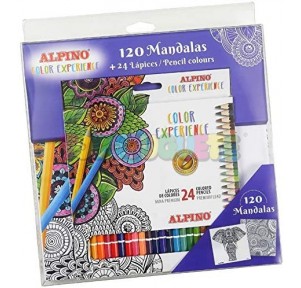 Color Experience Alpino Set 24 lápices +120Mandala