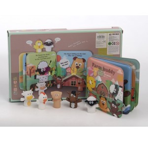 Cuento en Inglés Farm Buddy con 5 Marionetas Dedo