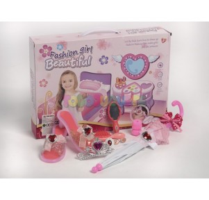 Set de Belleza 13pz con Paraguas 46cm Fashion Girl