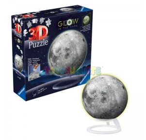 Puzzle 3D luna Glow in the Dark