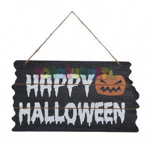 Letrero Happy Halloween 34x19xm