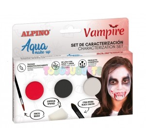 Maquillaje Set Caracterización Vampiro Alpino