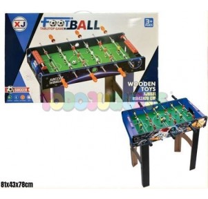 Gran Futbolín de Madera 81x43x78 cm Diseño Espacio