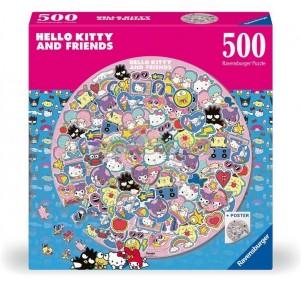 Puzzle 500 Circular Hello Kitty