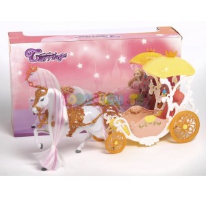 Caballo con Carruaje de Princesa Carriage Dream