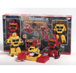 Set Robots Transformers Trucks Mecha DIY