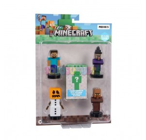 Minecraft Pack 5 Figuras Surtido