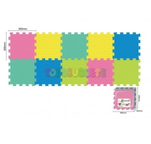 Puzzle Eva Colores Lisos 10 piezas 30x30 cm