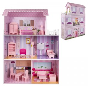 Casa Muñecas Madera Play Learn