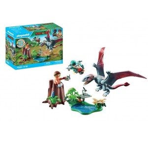 Observatorio con Dimorphodon Playmobil