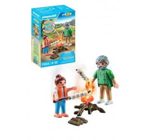 Hoguera con Malvaviscos Playmobil