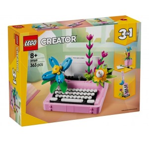 Lego Creator Máquina de Escribir con Flores