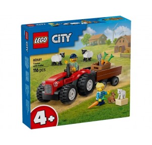 Lego City Tractor Rojo Con Remolque y Oveja