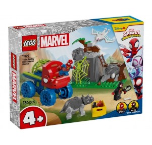 Lego Spidey Todoterreno Dino y Equipo Rescate