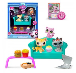 Littlest Pet Shop Cena Divertida Kit Mascotas