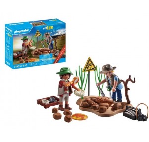 Excavación Paleontológica Playmobil