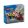 Lego City Coches Carrera: Pizza vs Camión Bomberos