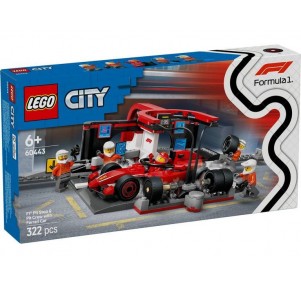 Lego Formula1 Parada en Boxes Equipo de Mecánicos