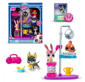 Littlest Pet Shop Disco Night Kit Mascotas