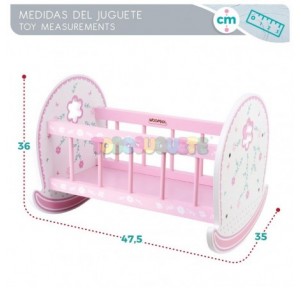 Cuna Madera para Muñeca Woomax