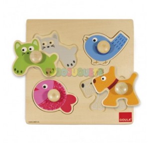 Puzzle madera animales...