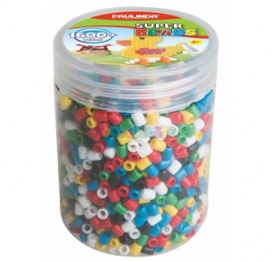Bote con 1600 pzas beads...