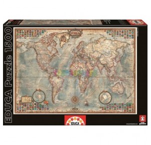 Puzzle 1500 el mundo mapa...