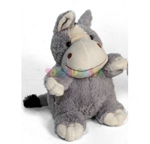 Peluche burro gris 20 cms