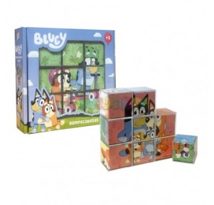 Rompecabezas Bluey 9 cubos