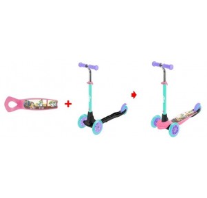 Patinete twister Bluey  rosa