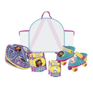 Set mochila Patines + Protecciones  Casa Gabby