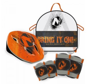 Set Casco + Protecciones Nerf