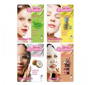 Beauty Routine Mascarilla Facial Frutas Surtido