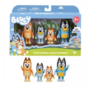 Bluey Pack 4 Figuras Surtido v2.5