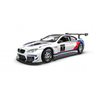 Coche BMW M6 GT3 White 1:32 Pullback