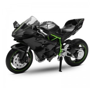 Moto Kawasaki Ninja H2R Black 1:12