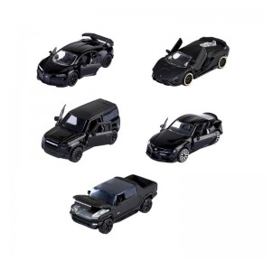 Pack 5 Coches Negros Majorette