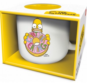 Taza Cerámica Desayuno Simpsons Homer Face