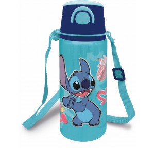 Botella Pop Up Aluminio 750ml Stitch Drawing