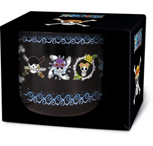 Taza Cerámica Desayuno One Piece Skulls Anime