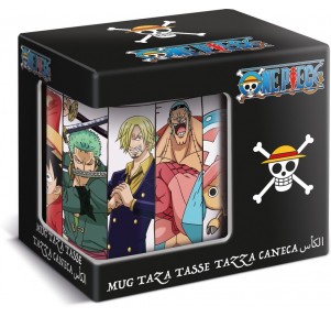 Taza Cerámica Regalo One Piece Crew Battle