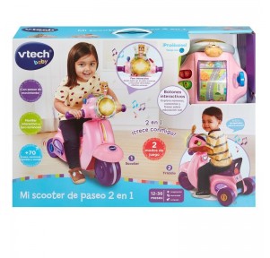 Mi Scooter de Paseo 2 en 1 Rosa
