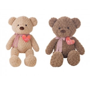 Peluche Oso Old Corazón 135cm surtido