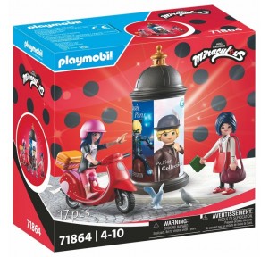 Miraculous: Paseo en Scooter por París Playmobil
