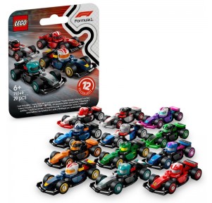 Lego Minifigures Coche de F1 Coleccionable